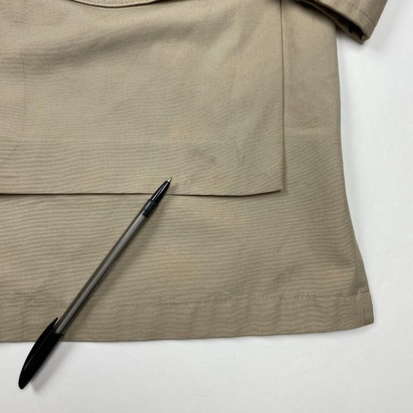 Vintage Orvis 4 Pocket Safari Shirt Jacket Mens 46 Long No-Belt Khaki Cotton USA - Picture 4 of 11